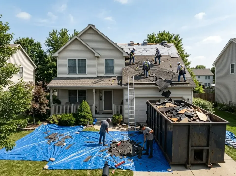 roof-replacement-debris-remova-004 — frequently asked questions, Cheapest Dumpster Rentals in Beechwood Trails, OH
